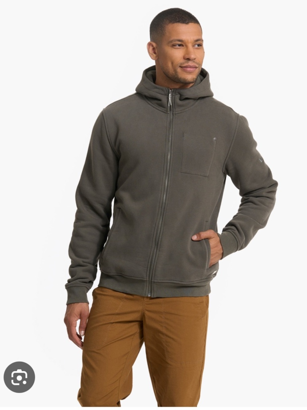 Vuori Seaside Zip up Hoodie - Size L